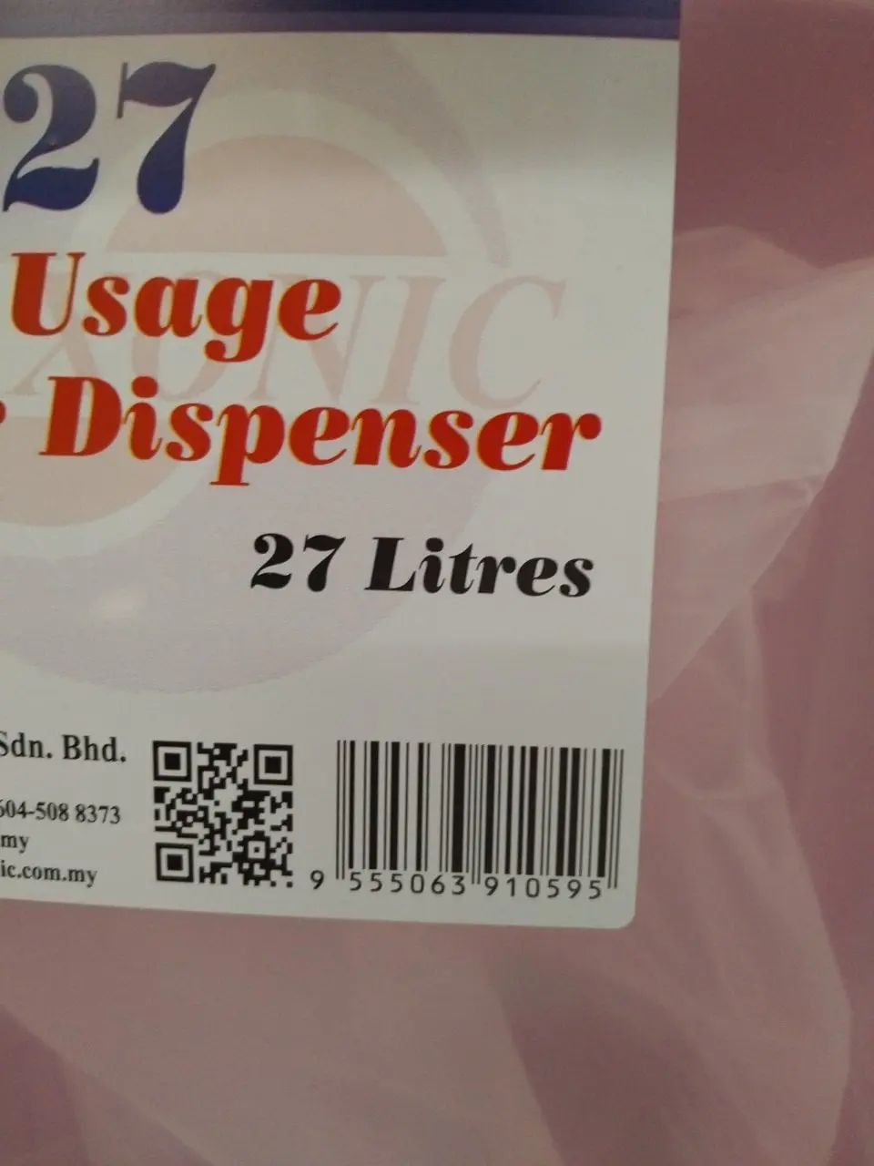 Maxonic Multi Usage Water Dispenser 27L