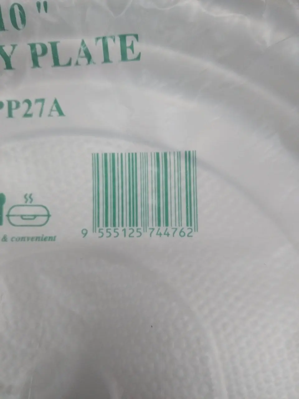 Disposable Party Plastic Plate 10 Inch