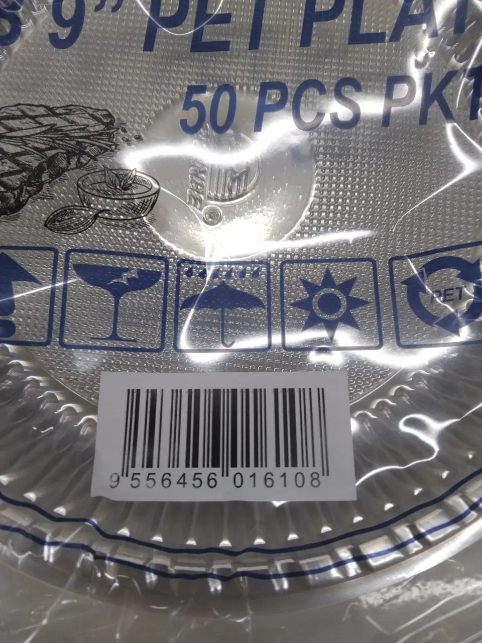 Disposable Plastik Plate 9 Inch