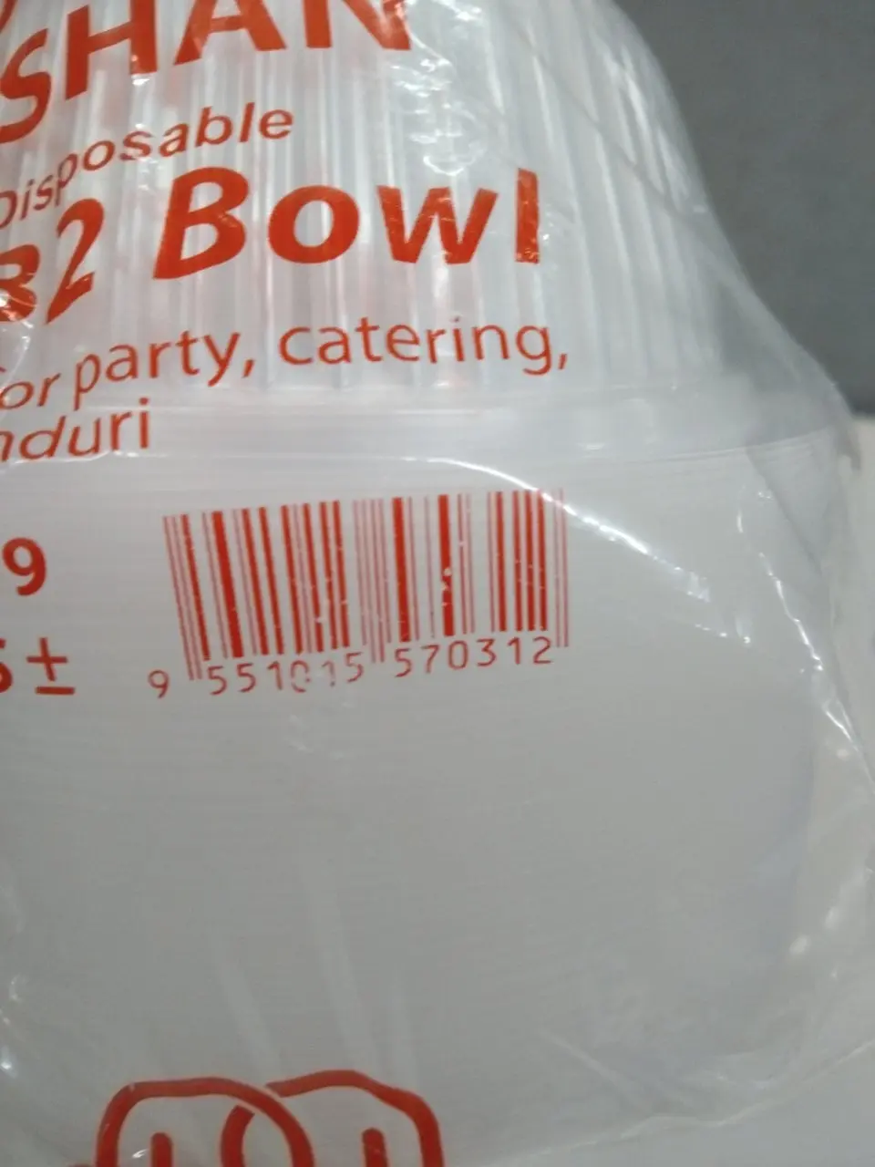 Disposable Medium Plastic Bowl