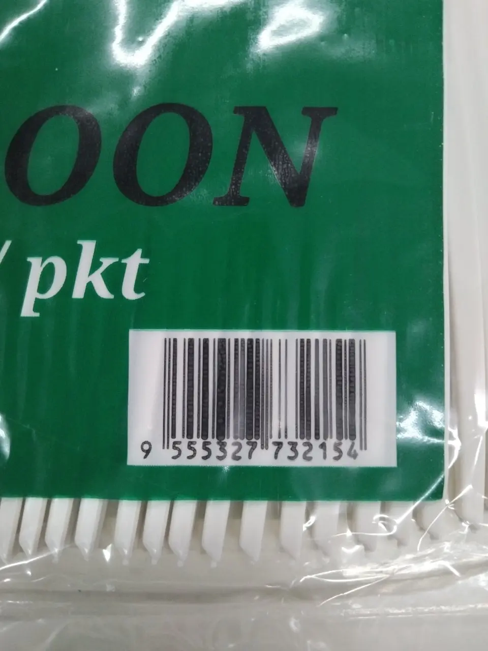 Sudu Plastik 6.5 Inchi - 50 Keping
