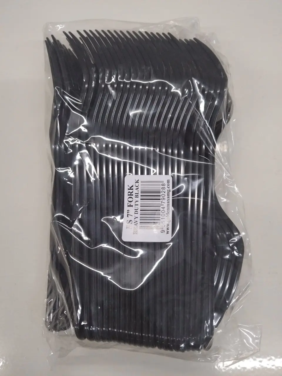 Garfu Plastik Tahan Lasak - 50 Keping