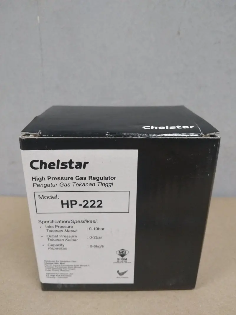 CHELSTAR HIGH PRESSURE GAS REGULATOR